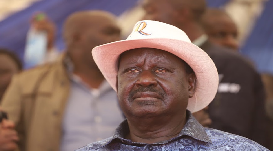 Former Prime Minister Raila Odinga